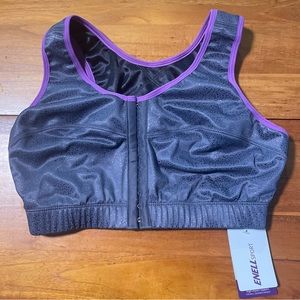 Enell Sport High Impact Bra, brand new with tags, unworn, size 2, Purple…